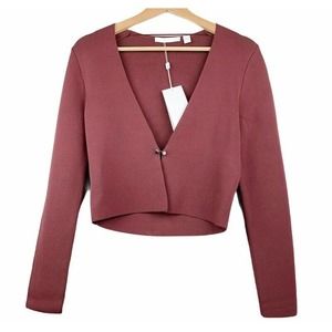 Hugo Boss Womens Folero Bolaro Cropped Cardigan